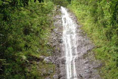 Hawaiian waterfall